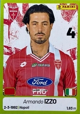 Sticker Armando Izzo - Calciatori Serie BKT 2025-2026
 n. 246 - Panini