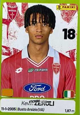 Sticker Kevin Zeroli - Calciatori Serie BKT 2025-2026
 n. 255 - Panini