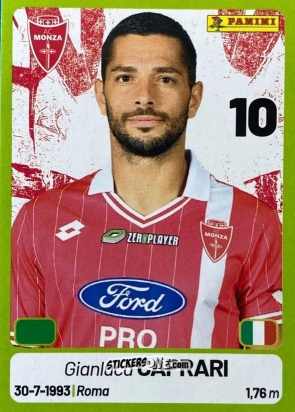 Sticker Gianluca Caprari - Calciatori Serie BKT 2025-2026
 n. 260 - Panini