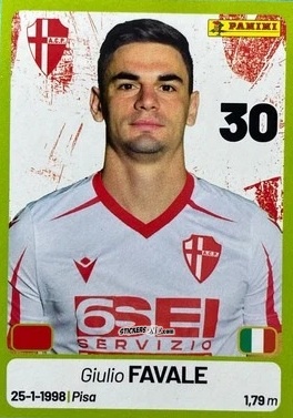 Sticker Giulio Favale - Calciatori Serie BKT 2025-2026
 n. 272 - Panini