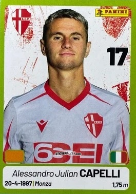 Sticker Alessandro Capelli - Calciatori Serie BKT 2025-2026
 n. 277 - Panini
