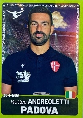 Sticker Matteo Andreoletti - Calciatori Serie BKT 2025-2026
 n. 284 - Panini