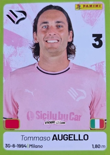 Sticker Tommaso Augello - Calciatori Serie BKT 2025-2026
 n. 289 - Panini