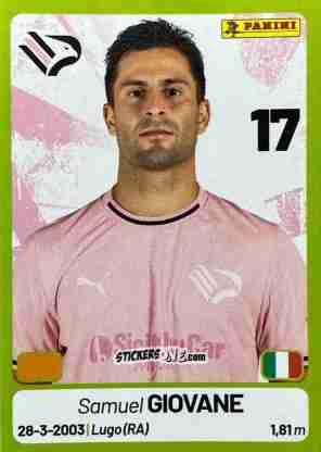 Sticker Samuel Giovane - Calciatori Serie BKT 2025-2026
 n. 301 - Panini