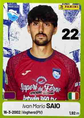 Sticker Ivan Saio - Calciatori Serie BKT 2025-2026
 n. 309 - Panini
