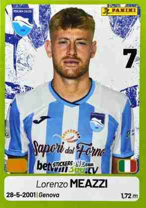 Sticker Lorenzo Meazzi - Calciatori Serie BKT 2025-2026
 n. 322 - Panini