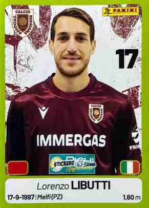 Sticker Lorenzo Libutti - Calciatori Serie BKT 2025-2026
 n. 334 - Panini