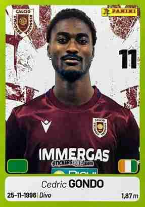 Sticker Cedric Gondo - Calciatori Serie BKT 2025-2026
 n. 347 - Panini