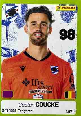 Cromo Gaëtan Coucke - Calciatori Serie BKT 2025-2026
 n. 353 - Panini