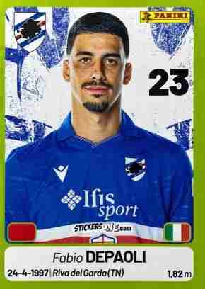 Sticker Fabio Depaoli - Calciatori Serie BKT 2025-2026
 n. 355 - Panini