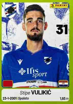 Sticker Stipe Vulikić - Calciatori Serie BKT 2025-2026
 n. 359 - Panini