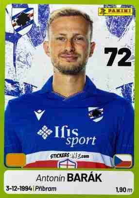 Cromo Antonín Barák - Calciatori Serie BKT 2025-2026
 n. 361 - Panini