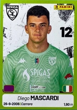 Cromo Diego Mascardi - Calciatori Serie BKT 2025-2026
 n. 374 - Panini