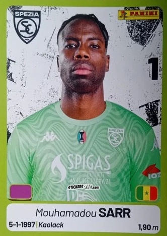 Cromo Mouhamadou Sarr - Calciatori Serie BKT 2025-2026
 n. 375 - Panini