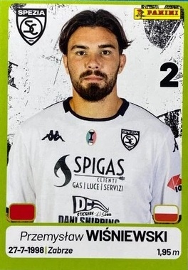 Sticker Przemysław Wiśniewski - Calciatori Serie BKT 2025-2026
 n. 377 - Panini