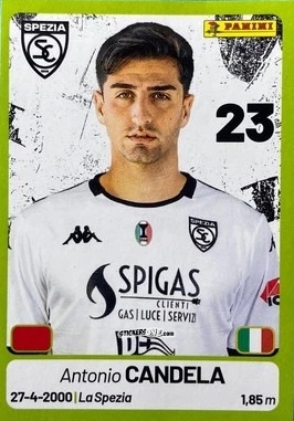 Cromo Antonio Candela - Calciatori Serie BKT 2025-2026
 n. 379 - Panini