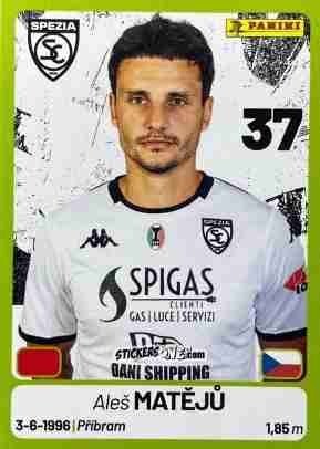 Sticker Aleš Matějů - Calciatori Serie BKT 2025-2026
 n. 381 - Panini