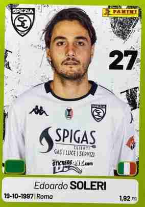 Figurina Edoardo Soleri - Calciatori Serie BKT 2025-2026
 n. 392 - Panini