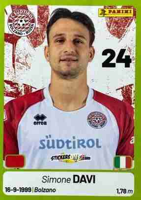 Figurina Simone Davi - Calciatori Serie BKT 2025-2026
 n. 400 - Panini