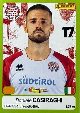 Figurina Daniele Casiraghi - Calciatori Serie BKT 2025-2026
 n. 405 - Panini