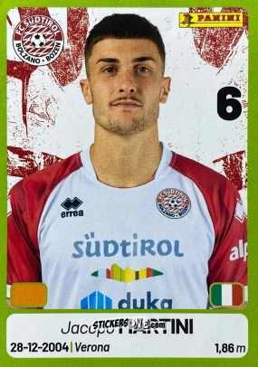 Figurina Jacopo Martini - Calciatori Serie BKT 2025-2026
 n. 407 - Panini