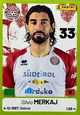 Figurina Silvio Merkaj - Calciatori Serie BKT 2025-2026
 n. 413 - Panini