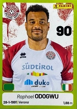 Cromo Raphael Odogwu - Calciatori Serie BKT 2025-2026
 n. 414 - Panini