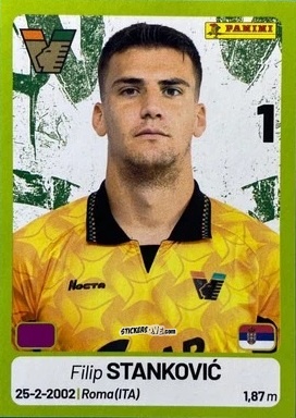 Sticker Filip Stanković - Calciatori Serie BKT 2025-2026
 n. 418 - Panini