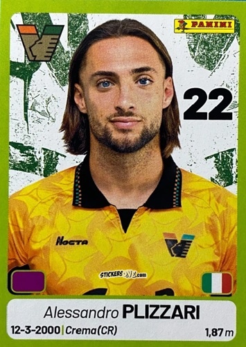 Cromo Alessandro Plizzari - Calciatori Serie BKT 2025-2026
 n. 419 - Panini