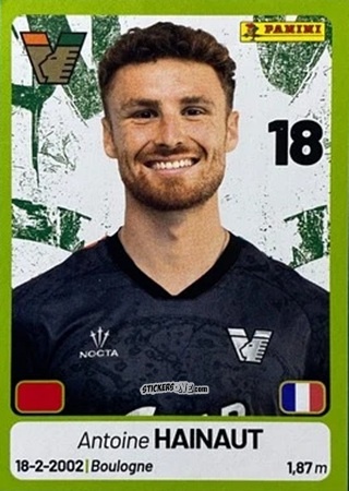 Sticker Antoine Hainaut - Calciatori Serie BKT 2025-2026
 n. 423 - Panini
