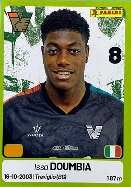 Sticker Issa Doumbia - Calciatori Serie BKT 2025-2026
 n. 429 - Panini