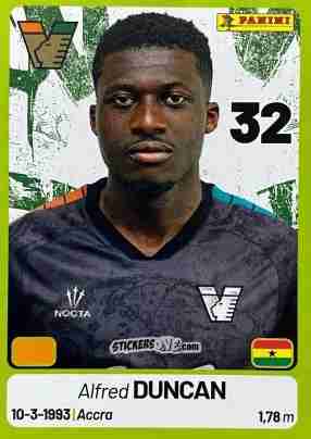 Sticker Alfred Duncan - Calciatori Serie BKT 2025-2026
 n. 431 - Panini