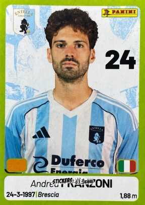 Cromo Andrea Franzoni - Calciatori Serie BKT 2025-2026
 n. 449 - Panini