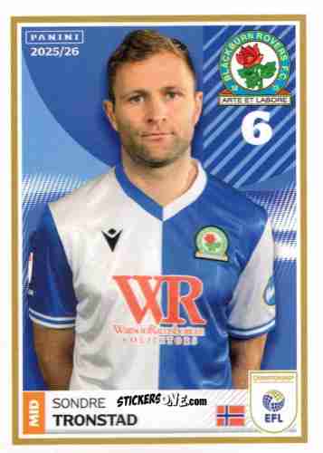 Figurina Sondre Tronstad - EFL 2025-2026
 n. 45 - Panini