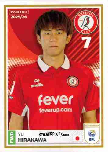 Figurina Yu Hirakawa - EFL 2025-2026
 n. 67 - Panini