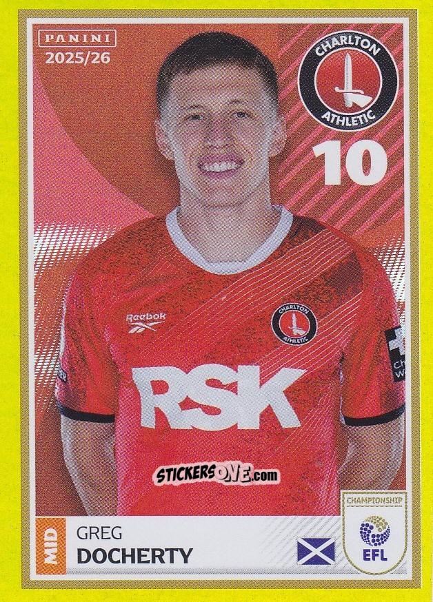 Cromo Greg Docherty - EFL 2025-2026
 n. 81g - Panini