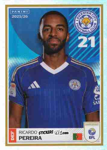 Cromo Ricardo Pereira - EFL 2025-2026
 n. 167 - Panini