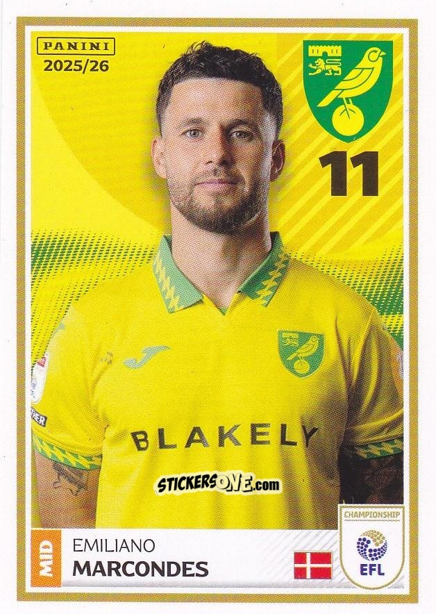 Cromo Emilano Marcondes - EFL 2025-2026
 n. 224 - Panini