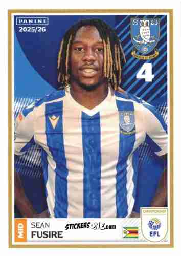 Sticker Sean Fusire - EFL 2025-2026
 n. 356 - Panini