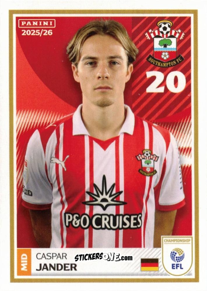 Figurina Caspar Jander - EFL 2025-2026
 n. 378 - Panini