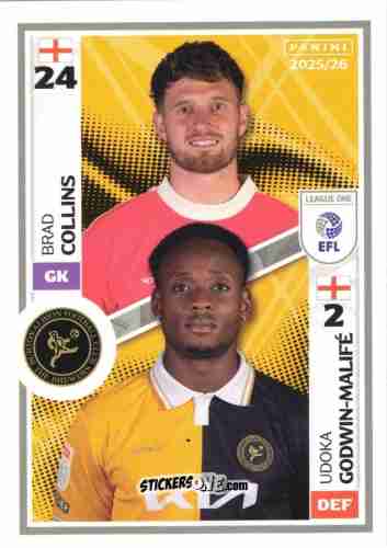 Figurina Bradley Collins / Udoka Godwin-Malife - EFL 2025-2026
 n. 526 - Panini