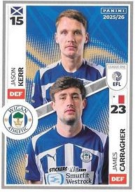 Cromo Jason Kerr / James Carragher - EFL 2025-2026
 n. 663 - Panini