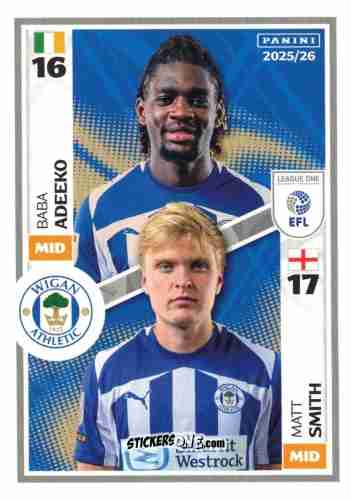 Cromo Babjide Adeeko / Matt Smith - EFL 2025-2026
 n. 664 - Panini