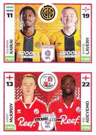 Cromo Sullay Kaikai / Shayne Lavery / Harry McKirdy / Ade Adeyemo - EFL 2025-2026
 n. 716B-732B - Panini