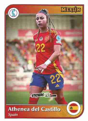 Sticker Athenea del Castillo - UEFA Women’s Euro 2025
 n. 8 - Topps Merlin