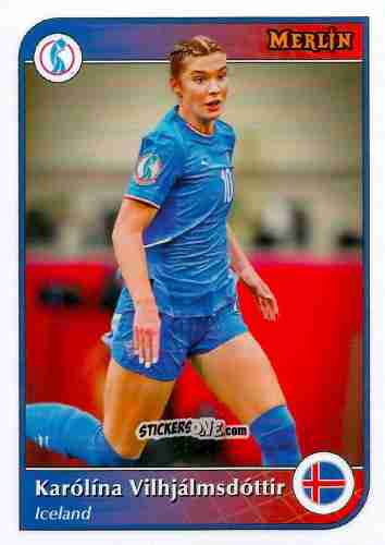 Cromo Karolina Lea Vilhjálmsdóttir - UEFA Women’s Euro 2025
 n. 32 - Topps Merlin