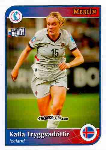 Figurina Katla Tryggvadóttir - UEFA Women’s Euro 2025
 n. 33 - Topps Merlin