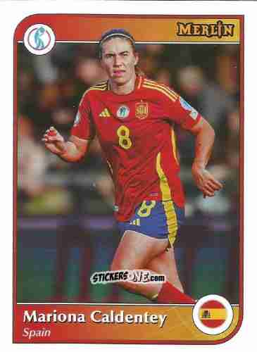 Figurina Mariona Caldentey - UEFA Women’s Euro 2025
 n. 42 - Topps Merlin