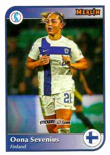 Cromo Oona Sevenius - UEFA Women’s Euro 2025
 n. 47 - Topps Merlin