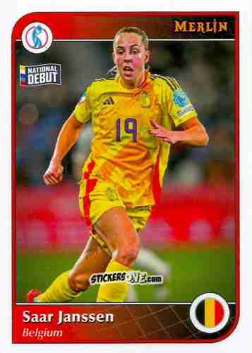 Cromo Saar Janssen - UEFA Women’s Euro 2025
 n. 52 - Topps Merlin